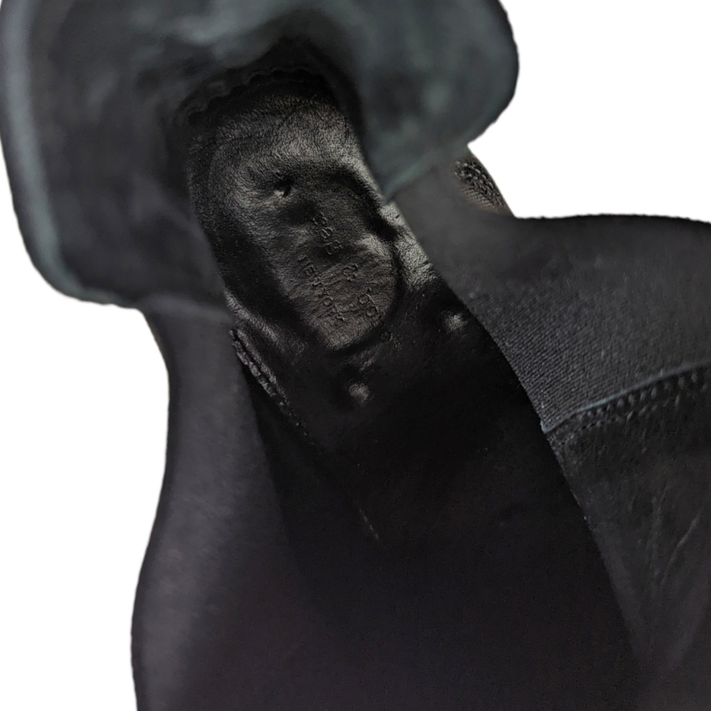 Rag & Bone Ankle Boots Booties Devon Suede Leather Heeled Black Women's 40 - Picture 9 of 15
